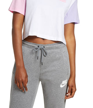 Nike Women's Fitness Yoga Crop Top White Size Large