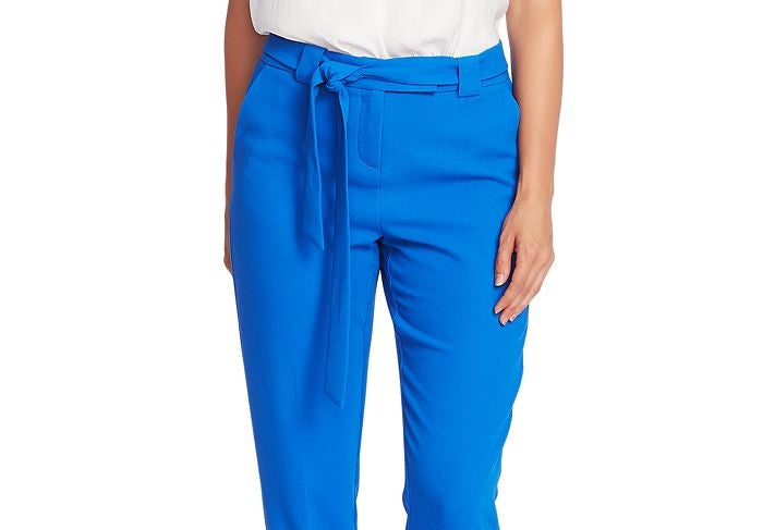 Vince Camuto Women's Zippered Evening Pants Blue Size 14