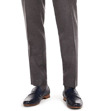 Bar III Men's Slim-Fit Gray Flannel Suit Separate Pants Gray Size 32X30