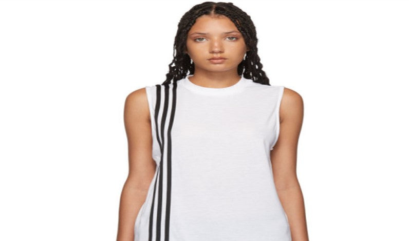 Adidas Women's Must Haves 3 Stripe Tank White Size Small