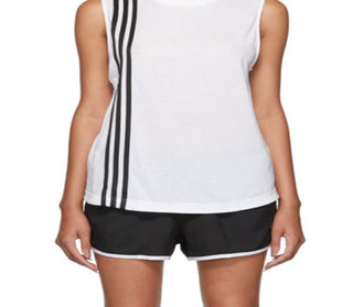Adidas Women's Must Haves 3 Stripe Tank White Size Small