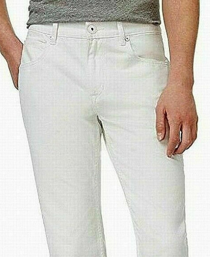 INC Men's Berlin Classic Straight Leg Stretch Jeans White Size 40X30