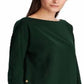 Ralph Lauren Women's Button Hem Top Green Size X-Small