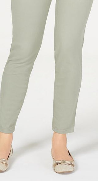 Charter Club Women's Bristol Skinny Ankle Jeans Green Size 6 Petite