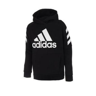 Adidas Men's 3 Stripe Block Hoodie Adi Black  Copper Size Small