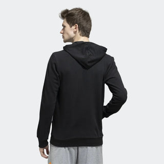 Adidas Men's 3 Stripe Block Hoodie Adi Black  Copper Size Small