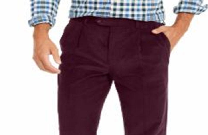 Ralph Lauren Men's Straight Leg Classic Fit Pants Red Size 38X32