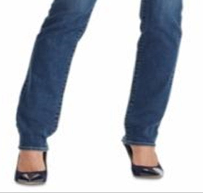 Ralph Lauren Women's Super Stretch Premier Straight Jeans Blue Size 12