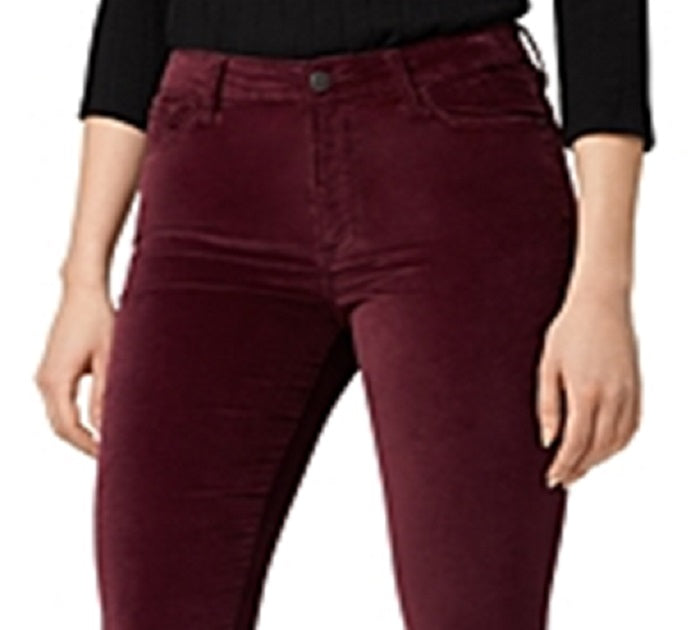 Sanctuary Women's Velvet Slimming Skinny Jeans Purple Size 24