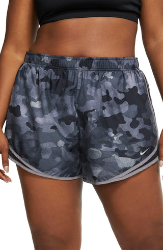 Nike Women's Plus Tempo Dri FIT Running Shorts Black Size 3X