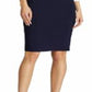 Ralph Lauren Women's Color Block Short Sleeve Jewel Neck Above the Knee Body Con Dress Blue Size 2