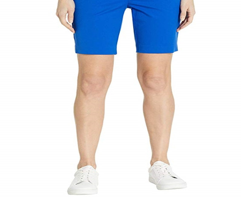 Ralph Lauren Women's Bi Stretch Twill Shorts Blue Size 10 Petite