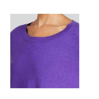 Eileen Fisher Women's Wool Sweater Purple Size Petite Small