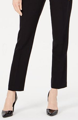 Le Suit Women's Shawl Collar Pantsuit Blue Size 2 Petite