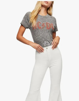 Free People Women's Just Float on Flare Jeans White Size 26