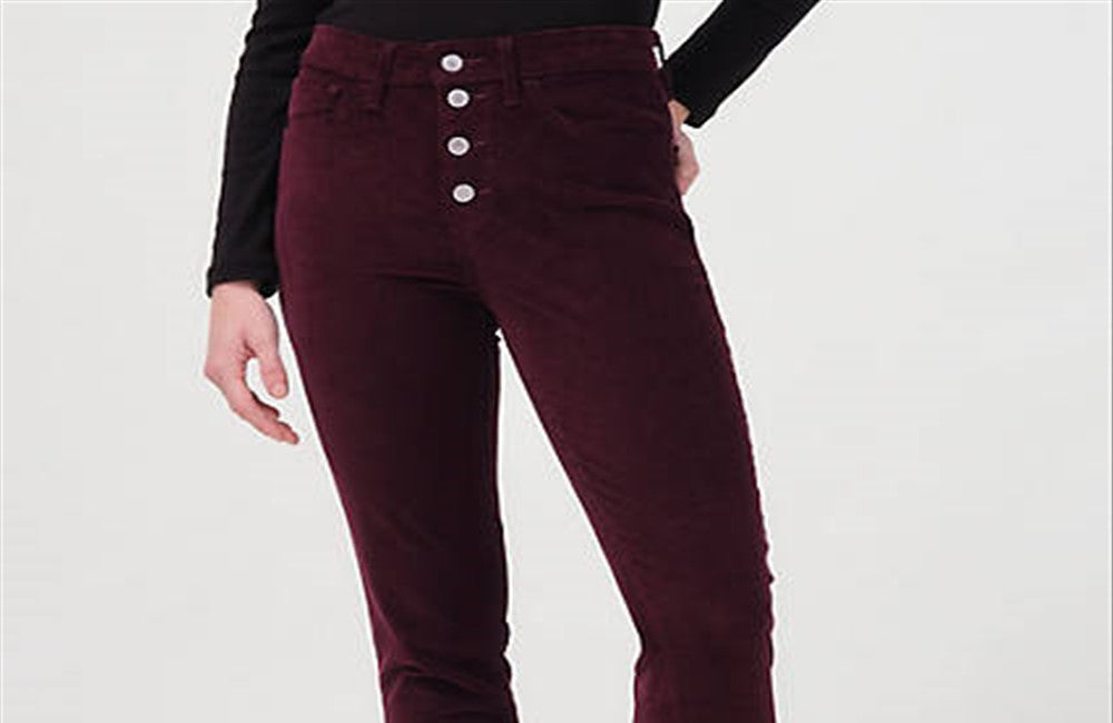 Levi's Women's 721 Corduroy High Rise Skinny Pants Red Size 28X30
