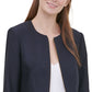 Calvin Klein Women's Twill Zipper Front Jacket Blue Size 10P