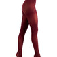INC International Concepts Women's Solid Opaque Tights Wine Size Medium