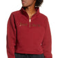 Nike Women's Funnel Half Zip Shine Cotton Jimmy Jazz Sweatshirt Red Size Small