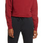 Nike Women's Funnel Half Zip Shine Cotton Jimmy Jazz Sweatshirt Red Size Small