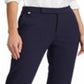 Ralph Lauren Women's Stretch Ponte Straight Leg Pants Blue Size X-Large