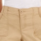Style & Co Women's Roll Tab Bermuda Shorts Brown Size 6