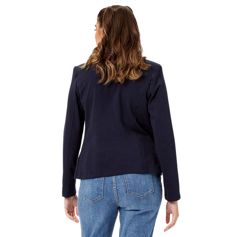 Tommy Hilfiger Women's Military Band Jacket Blue Size XL -