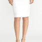 Rachel Roy Women's Ruffled Cold Shoulder Short Sleeve Halter Knee Length Party Sheath Dress White Size XX-Large