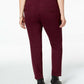 Style & Co Women's Tummy Control Slim Leg Jeans Purple Size 14 Petite