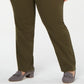 Charter Club Women's Plus Tummy Slimming Super Stretch Straight Leg Jeans Green Size 22W