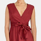 Rachel Roy Women's Sleeveless V Neck Knee Length Fit Flare Dress Red Size 8
