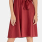 Rachel Roy Women's Sleeveless V Neck Knee Length Fit Flare Dress Red Size 8