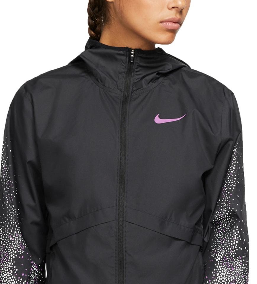 Nike Women's Running Fitness Athletic Jacket Black Size X-Small