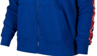 Nike Women's Plus Sportswear Logo Zip Hoodie Blue Size X-Large