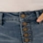 Indigo Rein Junior's Distressed Cuffed Denim Shorts Blue Size 9
