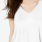 Alfani Women's Petite V-Neck T-Shirt White Size Petite Large