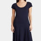 Ralph Lauren Women's U Neck Maxi T-Shirt Dress Blue Size X-Small
