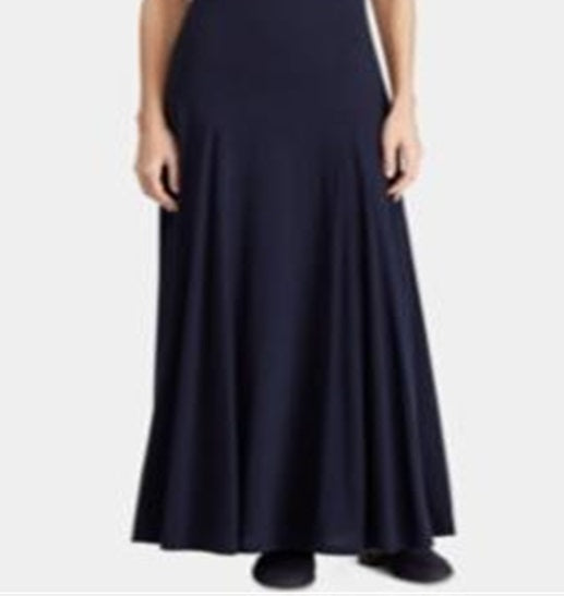 Ralph Lauren Women's U Neck Maxi T-Shirt Dress Blue Size X-Small