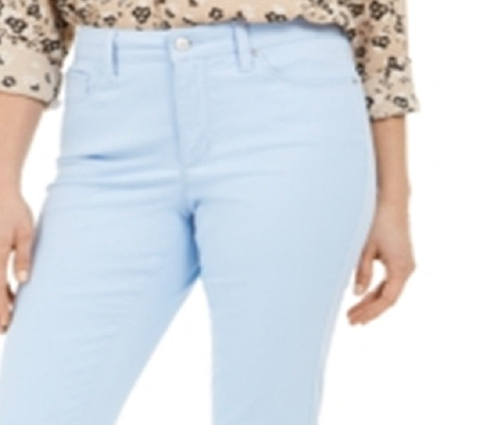 Charter Club Women's Lexington Straight Leg Jeans Blue Size 12