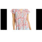 Style & Co Women's Printed Top  White Size XS