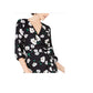 Bar III Women's Ruffled Maxi Wrap Dress Simple Flower Size X-Small