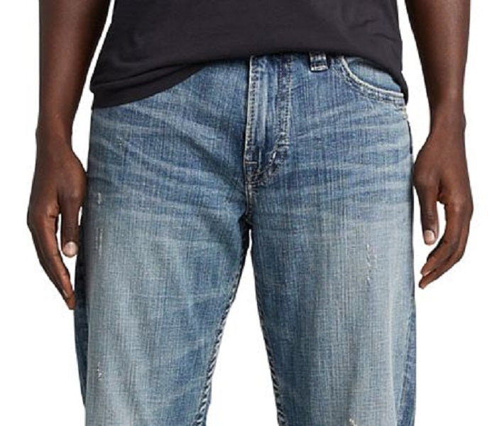 Silver Jeans Co. Men's Hunter Athletic Fit Tapered Jeans Blue Size 36X32
