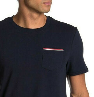 Lacoste Men's Knit Pocket T-Shirt Blue Size Small