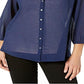 Tommy Bahama Women's Lana Bay Gauze Top Blue Size Large
