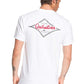 Quiksilver Men's Diamond Wave Shirt White Size Medium