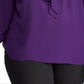 Ralph Lauren Women's Plus Tie Neck Georgette Top Purple Size 2XL