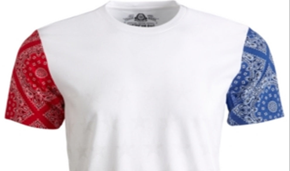 American Rag Men's Colorblocked Tonal Star Graphic T-Shirt White Size Medium