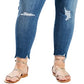 Levi's Women's Plus 711 Denim Destroyed Skinny Jeans Blue Size 22W