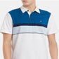 Calvin Klein Men's Colorblocked Engineered Stripe Polo Shirt White Size X-Large