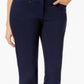 JM Collection Women's Tummy Control Curvy Fit Pants Blue Size 24X4.5